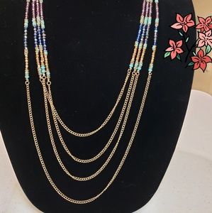Beautiful Necklace Multi Strand